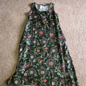 Cause green floral dress